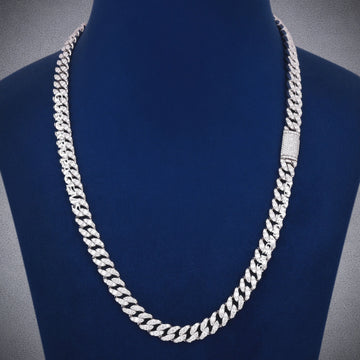 20 inch 10mm Cuban Link Diamond Chain Different types of Necklace Custom Chains Yellow Gold Plated Best Necklace (Copy) Gurukrupa-Gems