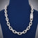 20 inch 12mm Cuban Link Silver Diamond Chain Iced Out Chains Real Diamonds Square White Gold Mens Necklace in Cuban Baguette Chain (Copy) Gurukrupa-Gems