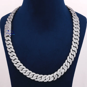 20 inch 16 mm hip hop cuban diamond chain for men Gurukrupa-Gems