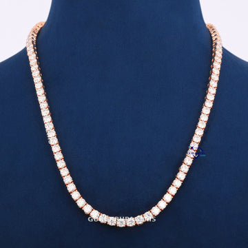 20 inch 4 mm luxury tennis diamond chain Gurukrupa-Gems