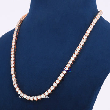 20 inch 4 mm luxury tennis diamond chain Gurukrupa-Gems