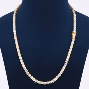 20 inch 5.5mm tennis diamond chain for women Gurukrupa-Gems