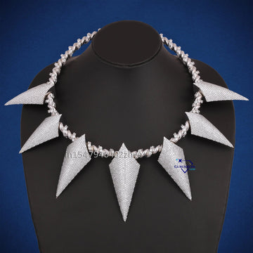 20 inch custom made long nails styled necklaces - Gurukrupa-Gems