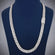 Silver & Yellow Gold Two Tone 14mm 24 Inch Iced Out Cuban Link Chain Necklace Gurukrupa-Gems