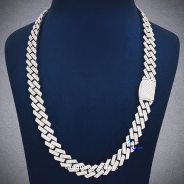22 inch 14mm hiphop cuban chain Gurukrupa-Gems