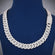 22 inch 15mm Mens Silver Necklace in Mosaic Set White Cuban Link Chain Iced Out VVS Necklace Womens (Copy) Gurukrupa-Gems