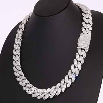 22 inch 18 mm cuban chain necklace valentine deals Gurukrupa-Gems