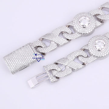 25 INCH 20 MM Infinity style diamond custom chains hip hop pass diamond tester jewelry Gurukrupa-Gems
