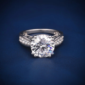 3 Carat Round Cut Wedding Engagement Proposal Rings for Women - Gurukrupa-Gems