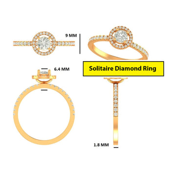 3.5 Ct Oval Cut Lab Diamond Engagement in White Gold Ring for Women Gurukrupa-Gems