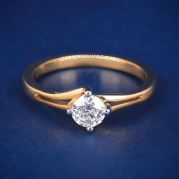 3.5 Ct Oval Cut Lab Diamond Engagement in White Gold Ring for Women Perfect Proposal Gift for Womens Gurukrupa-Gems