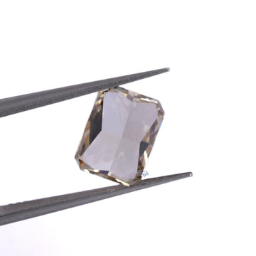 3.67 CT Intense yellow radiant cut lab grown loose diamond with vvs clarity-Gurukrupa-Gems