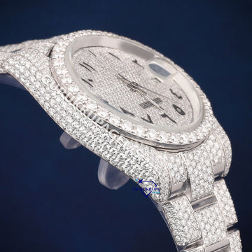 36 mm womens arabic dial buss down watch Gurukrupa-Gems
