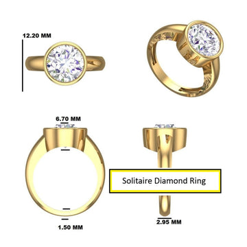 4.50CT Buy Unique Octagon Cut Diamond Engagement Rings for Womens Mens in Silver Gurukrupa-Gems