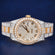 41 mm swiss movement two tone hip hop diamond fully iced out branded watch for men Gurukrupa-Gems