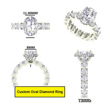 6 Carat Diamond Solitaire Pear Ring For Proposal Gurukrupa-Gems