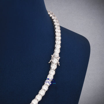 6 mm 18 inch tennis diamond chain for women Gurukrupa-Gems
