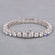 7.5 inch 4.5 mm round cut diamond white gold tennis bracelet for engagement gift Gurukrupa-Gems