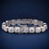 8 inch 11 mm tennis inspired halo set diamond bracelet Gurukrupa-Gems