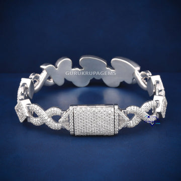 9 inch 15 mm custom bracelet vvs diamond clarity mens accessory Gurukrupa-Gems