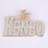 925 sterling silver lab made diamond hip hop pendant with custom letter engraved diamond jewelry - Gurukrupa-Gems