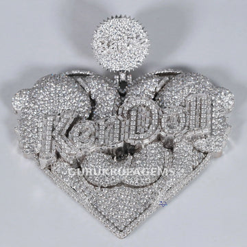 Adorn yourself in sophistication with our 14kt white gold pendant enhanced by a flawless lab-created diamond Gurukrupa-Gems
