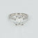 Amazingly formed 14 KT Emerald Cut Solitaire Diamond Ring For Engagement with VVS clarity Gurukrupa-Gems