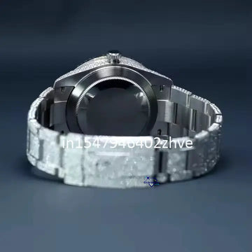 Attractive watch has a round dial and made of stainless steel with lab-grown diamond accents adding a touch of elegance-Gurukrupa-Gems