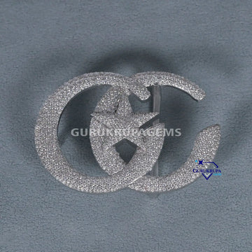 Belt buckle fully iced vvs clarity diamonds Gurukrupa-Gems