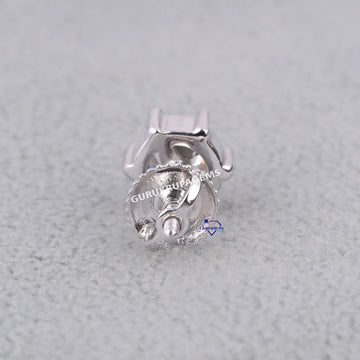 Best selling 3 ct mens single diamond earrings for elegant look vvs clarity Gurukrupa-Gems