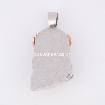 Best selling jesus inspired 14kt gold lab grown diamond pendant with vvs clarity Gurukrupa-Gems