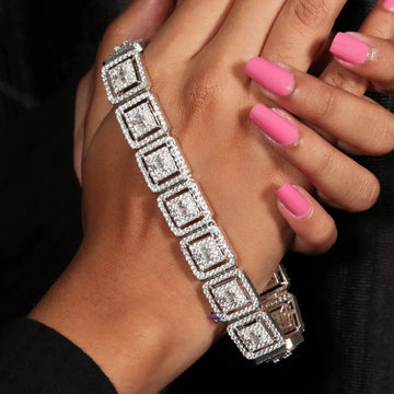 Best women jewelry bracelets collection crafted in 14kt lab grown diamond with enhanced VVS clarity Gurukrupa-Gems
