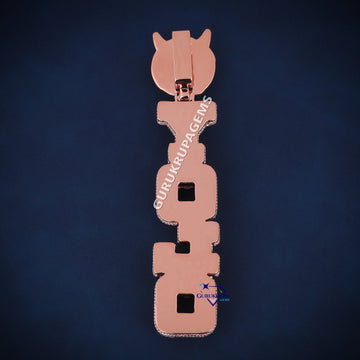 Big diamond custom letter hip hop diamond pendant Gurukrupa-Gems
