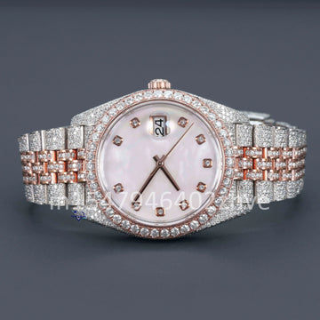 Branded super clone diamond iced out d color luxury watches-Gurukrupa-Gems