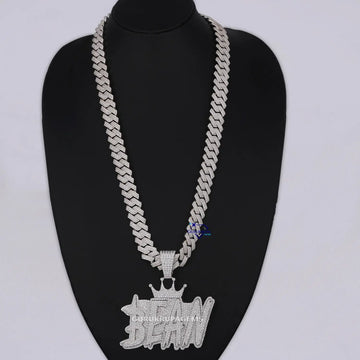 Brilliantly crafted mens hip hop chain pendant boasting vvs clarity in 14 kt lab grown diamonds Gurukrupa-Gems