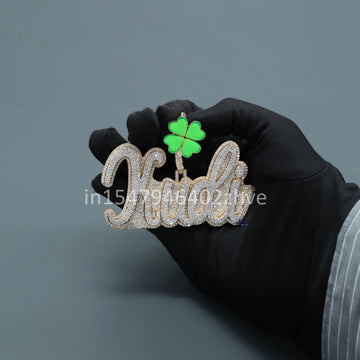 Cherish elegance with our 14kt yellow gold letter pendant adorned by a flawless lab-grown diamond