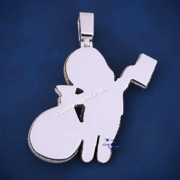 Children day gift cute custom colorful pendant vvs clarity d color Gurukrupa-Gems