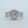 Classic lab made diamond watch for men shows arabic numerals in round dial wore at party or wedding-Gurukrupa-Gems