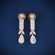 Classy womens wedding wear hip hop diamond vvs earrings Gurukrupa-Gems