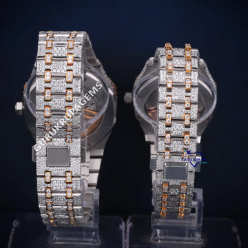 Couple branded watch for men women 41-36 mm dial Gurukrupa-Gems
