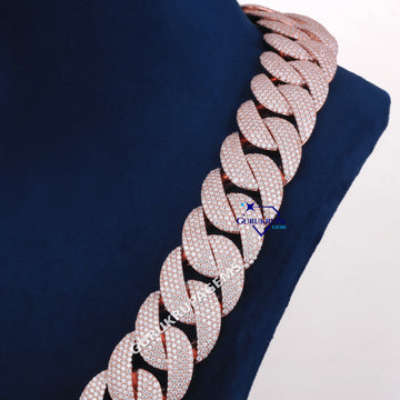 Custom 24 inch 22 mm hip hop cuban chain for men Gurukrupa-Gems