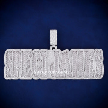 14k Yellow Gold Plated Round Cut Diamond Stud Customized Irpion Zordiac Pendant Mens Womens Gurukrupa-Gems