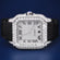 Custom Diamond Iced Out Watch Black Rubber Belt Chronograph with Red Numerals Silver & Yellow Gold Dial for Mens Watches (Copy) Gurukrupa-Gems