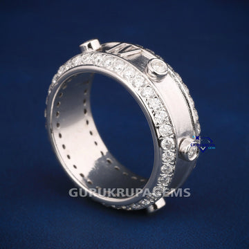 Custom made diamond hip hop band for men vvs clarity Gurukrupa-Gems