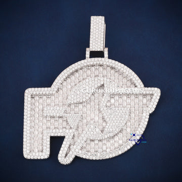 Custom made hip hop diamond VVS clarity pendant Gurukrupa-Gems
