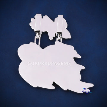 Custom made hip hop diamond pendant top quality diamonds Gurukrupa-Gems