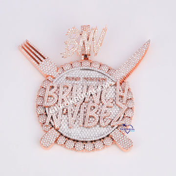 Custom wholesale designer hiphop diamond pendant for men women Gurukrupa-Gems