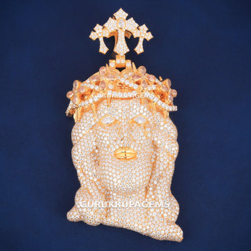 Customized Iced Out Diamond Cash Out Gun Cartoon Pendant with Flying Money Art Design Custom VVS Name Penda Gurukrupa-Gems