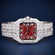 Customized Iced Out HipHop Diamond Watch VVS Clarity Gurukrupa-Gems