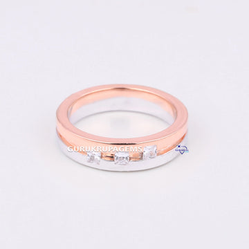 Diamond band hip hop for men best selling VVS clarity Gurukrupa-Gems